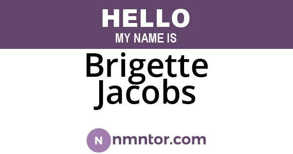 Brigette Jacobs