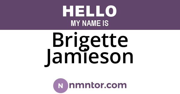 Brigette Jamieson