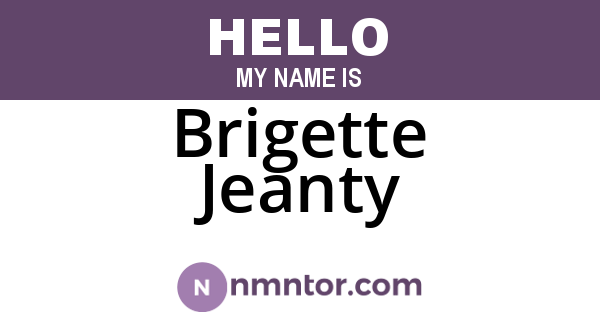 Brigette Jeanty