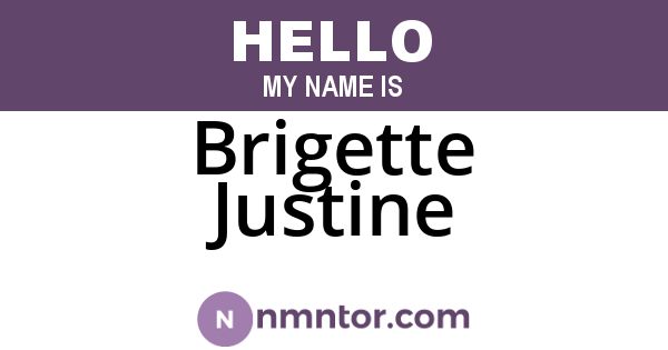 Brigette Justine