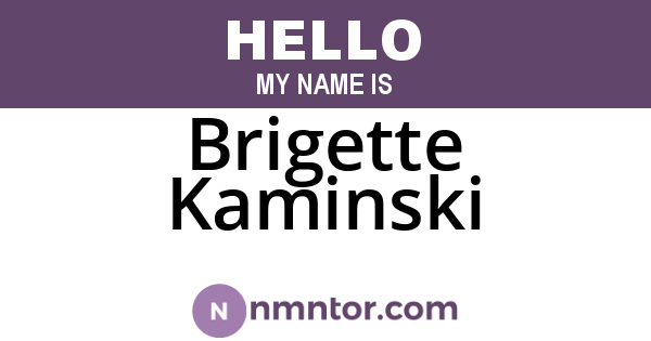 Brigette Kaminski