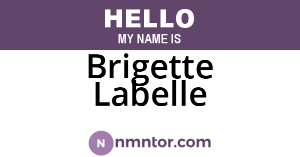 Brigette Labelle