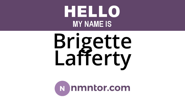 Brigette Lafferty