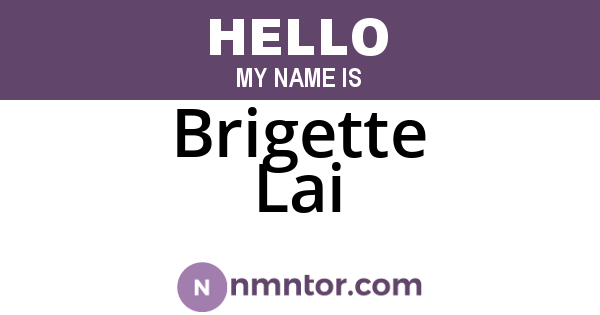 Brigette Lai