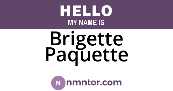 Brigette Paquette