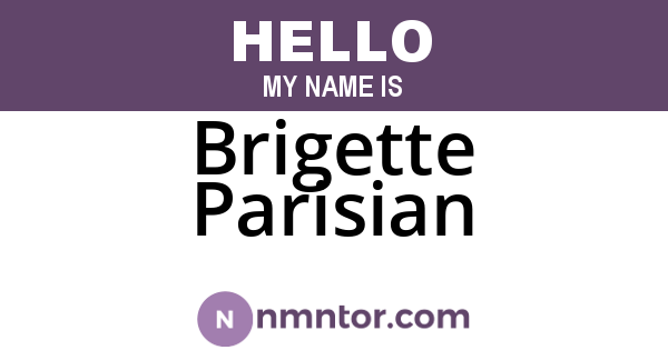 Brigette Parisian