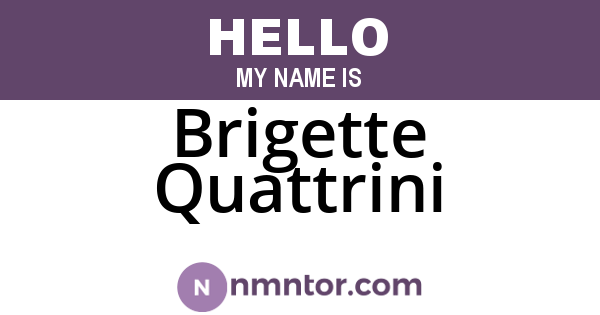 Brigette Quattrini