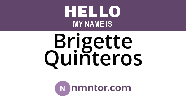 Brigette Quinteros