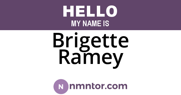 Brigette Ramey