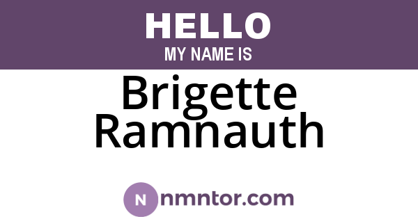 Brigette Ramnauth