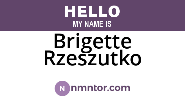 Brigette Rzeszutko
