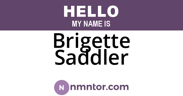 Brigette Saddler