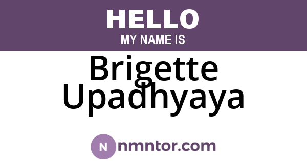 Brigette Upadhyaya