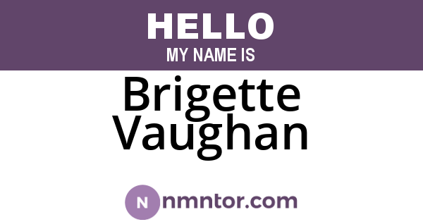 Brigette Vaughan