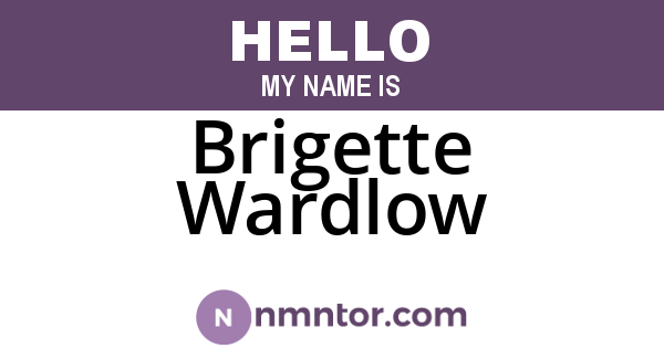 Brigette Wardlow