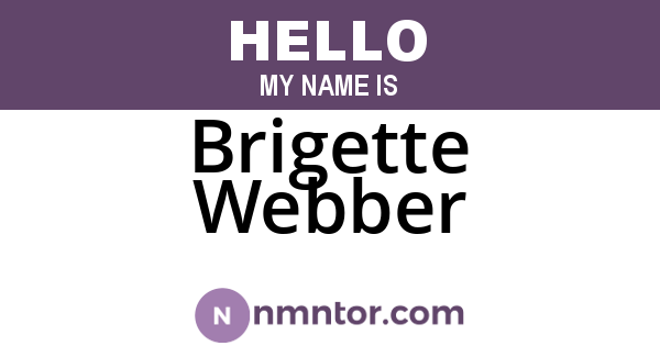 Brigette Webber