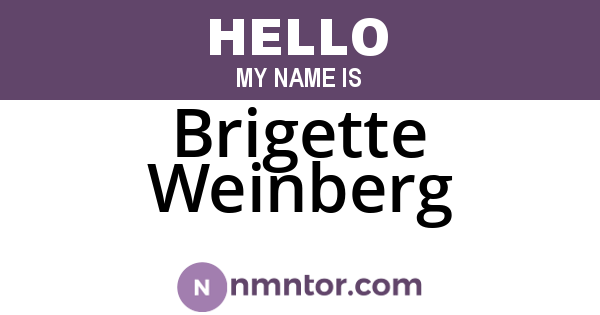 Brigette Weinberg