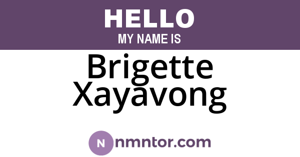 Brigette Xayavong
