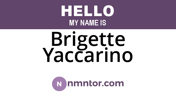 Brigette Yaccarino
