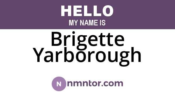 Brigette Yarborough