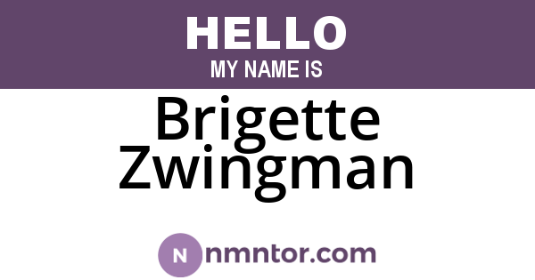 Brigette Zwingman