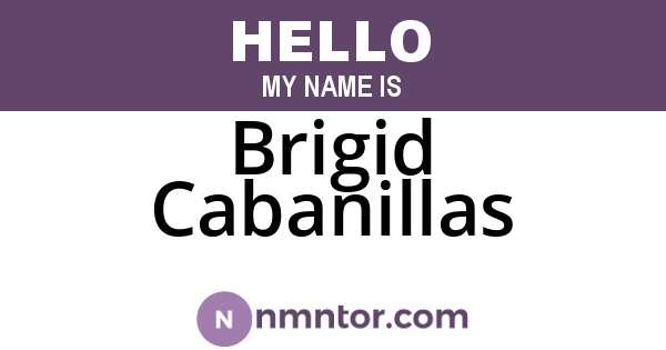 Brigid Cabanillas