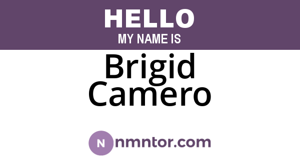 Brigid Camero