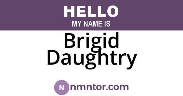 Brigid Daughtry