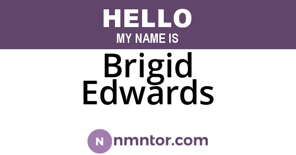 Brigid Edwards