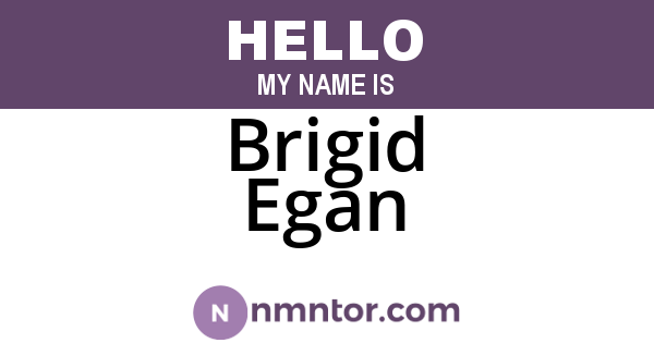 Brigid Egan