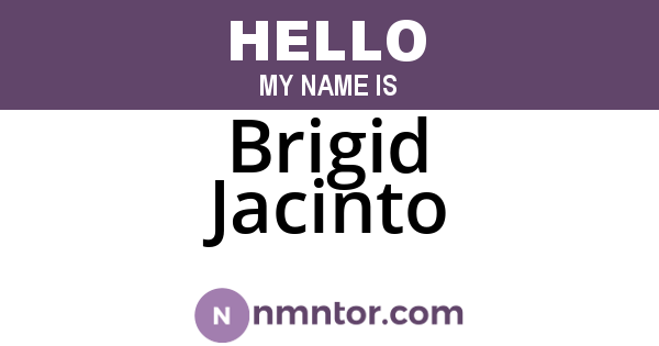 Brigid Jacinto