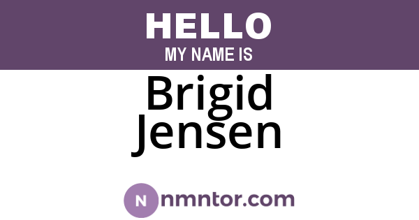 Brigid Jensen