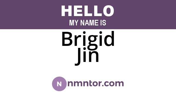 Brigid Jin