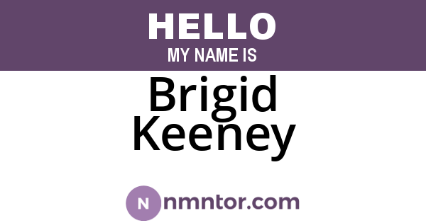 Brigid Keeney