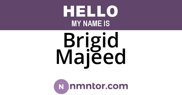 Brigid Majeed