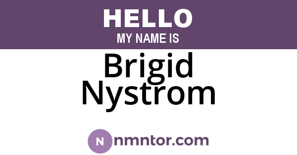 Brigid Nystrom