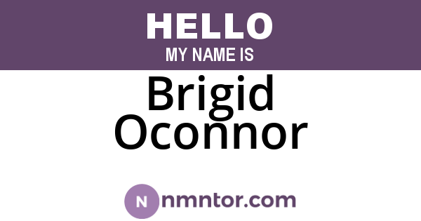 Brigid Oconnor