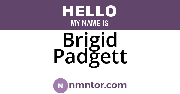 Brigid Padgett