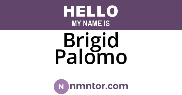 Brigid Palomo