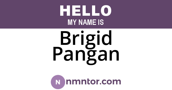 Brigid Pangan