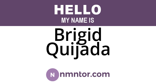Brigid Quijada