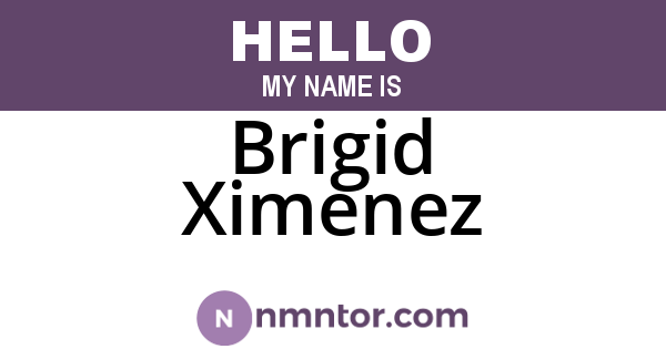 Brigid Ximenez
