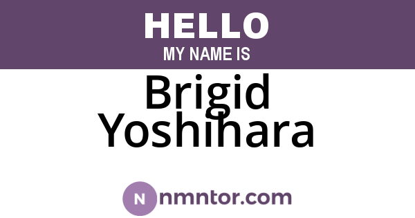 Brigid Yoshihara