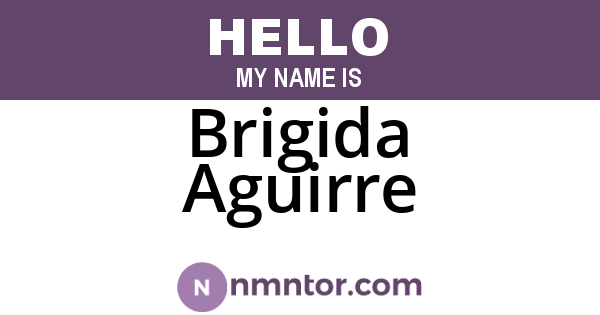 Brigida Aguirre