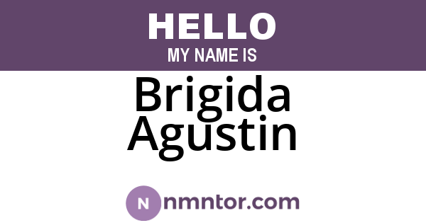 Brigida Agustin