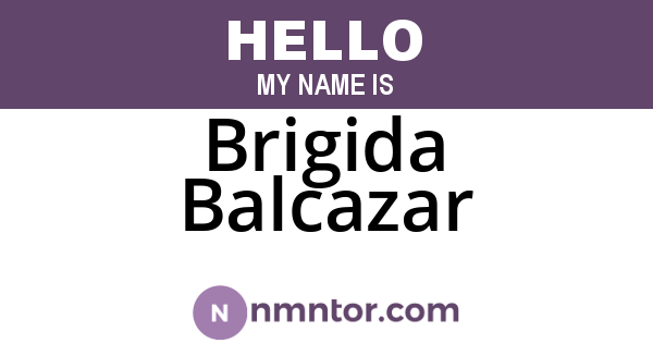 Brigida Balcazar
