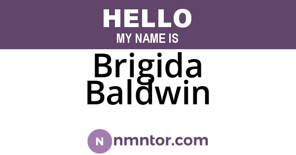 Brigida Baldwin