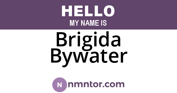 Brigida Bywater