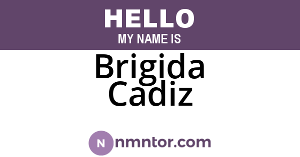 Brigida Cadiz