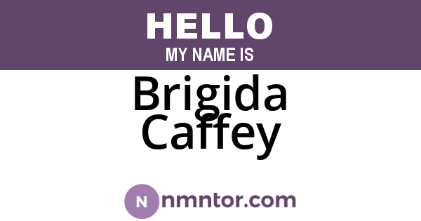 Brigida Caffey